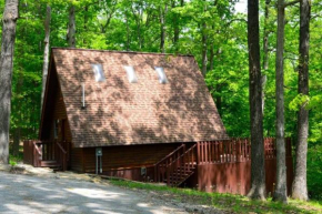A-Frame Cabin #6 with Hot Tub on Patoka Lake in Southern Indiana